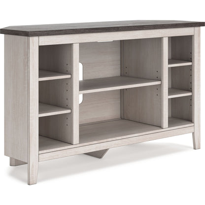 Meuble TV d'angle Dorrinson - Bicolore