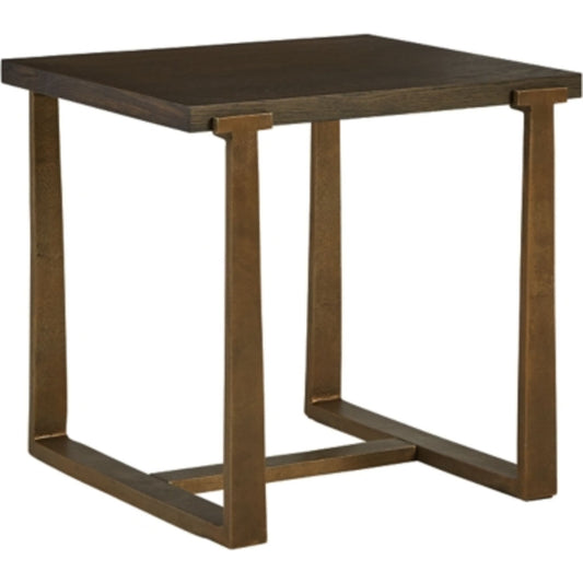 Table d'appoint Balintmore - Finition marron/doré