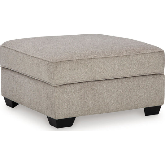 Pouf de rangement Claireah - Terre d'ombre