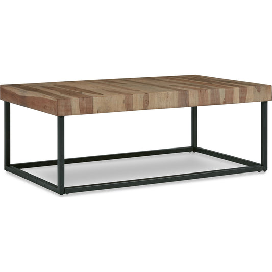 Table basse Bellwick - Naturel/Noir