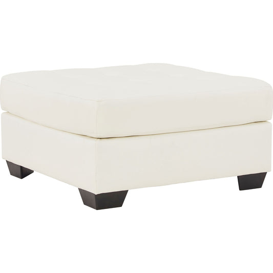 Pouf d'appoint surdimensionné Donlen - Blanc