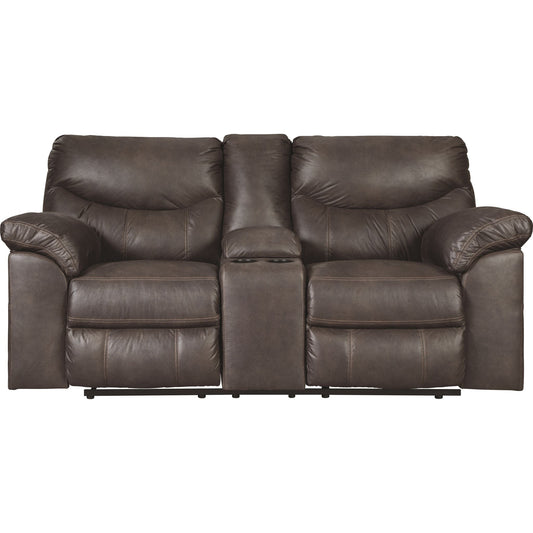 Causeuse inclinable Boxberg avec console - Teck
