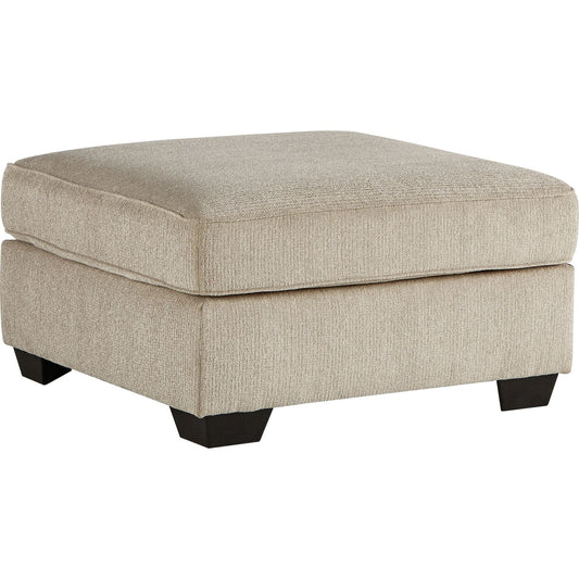 Pouf d'appoint surdimensionné Decelle - Mastic