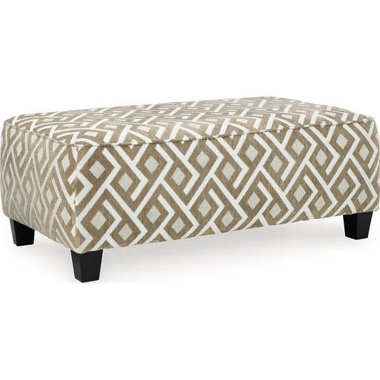 Pouf d'appoint surdimensionné Dovemont - Mastic