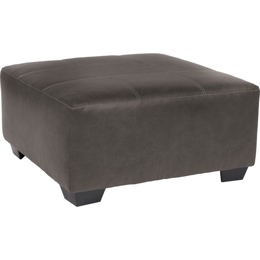 Pouf d'appoint surdimensionné Aberton - Gris