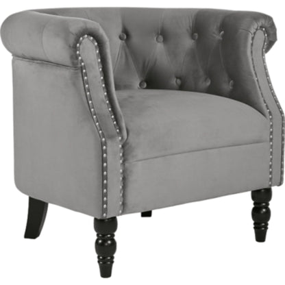 Fauteuil d'appoint Deaza - Gris