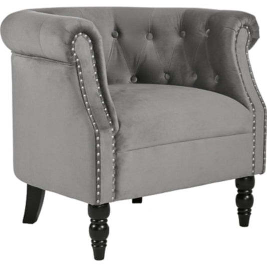 Fauteuil d'appoint Deaza - Gris