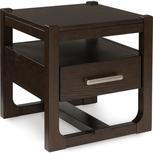 Table d'appoint Breckington - Marron foncé