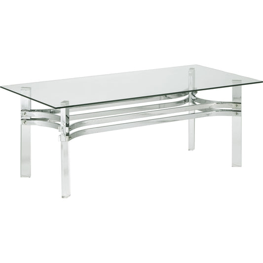 Table basse Braddoni - Finition chromée