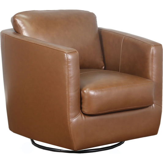 Chaise pivotante Darrian - Marron