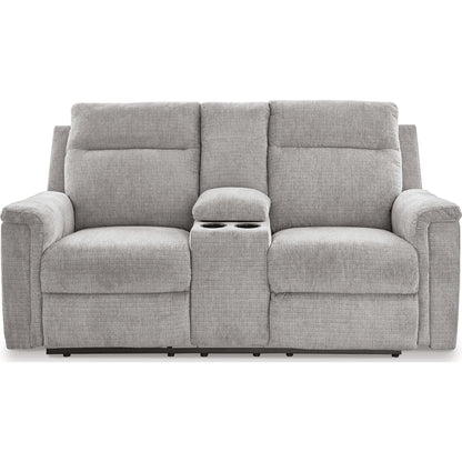 Causeuse inclinable électrique Barnsana avec console