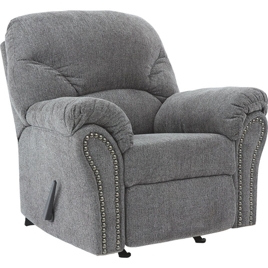 Fauteuil inclinable à bascule Allmaxx - Étain