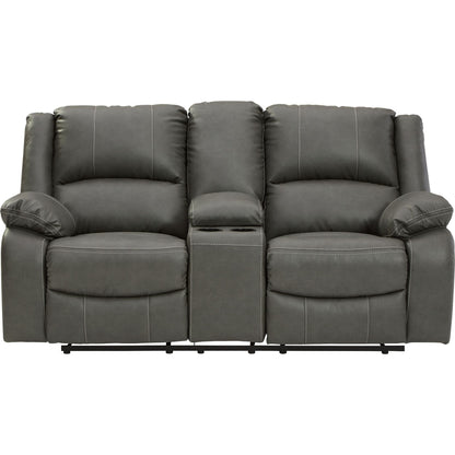 Causeuse inclinable avec console Calderwell - Gris