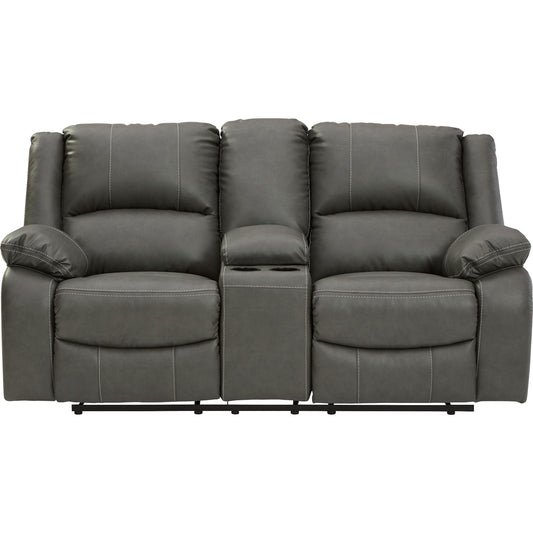 Causeuse inclinable avec console Calderwell - Gris