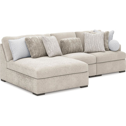 Canapé modulable 3 pièces Cuddle Plush avec méridienne