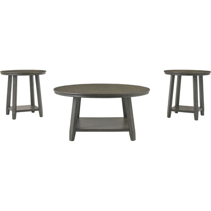 Tables Caitbrook (lot de 3) - Gris