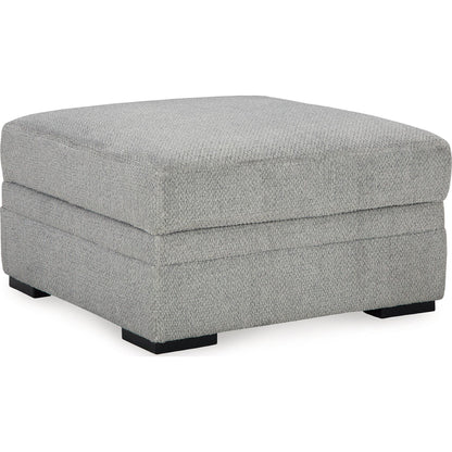 Pouf de rangement Casselbury - Ciment