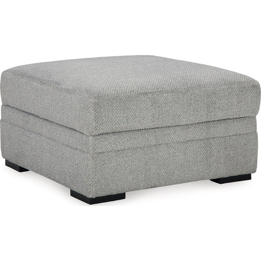 Pouf de rangement Casselbury - Ciment