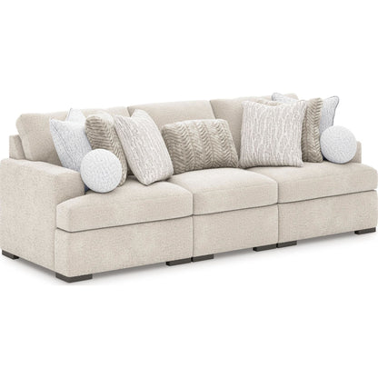 Canapé d'angle modulaire 3 pièces Cuddle Plush - Arctic