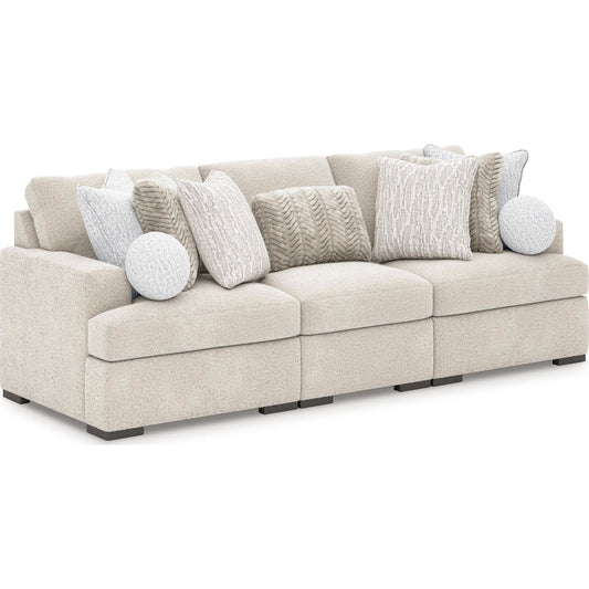 Canapé d'angle modulaire 3 pièces Cuddle Plush - Arctic