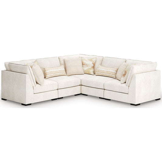Canapé modulable Donelson Creek 5 pièces - Vanille