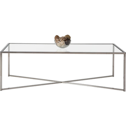 Table basse Cross Over - Verre