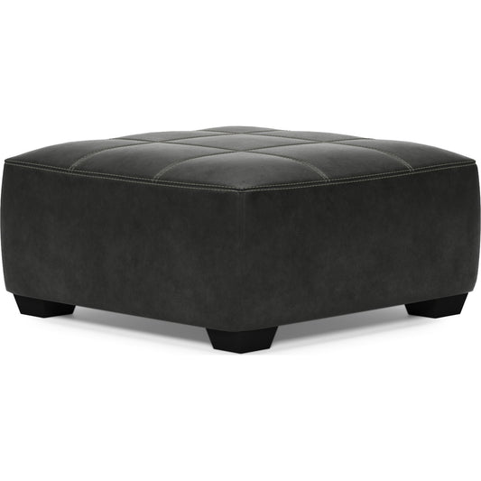 Pouf d'appoint surdimensionné Bilgray - Étain