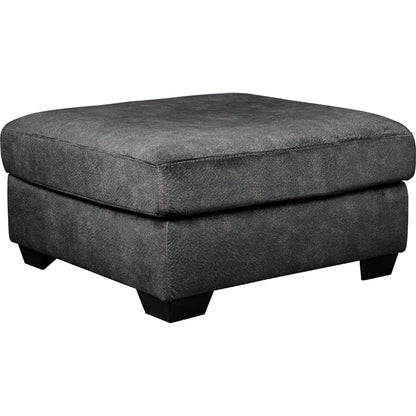 Pouf d'appoint surdimensionné Accrington - Granit
