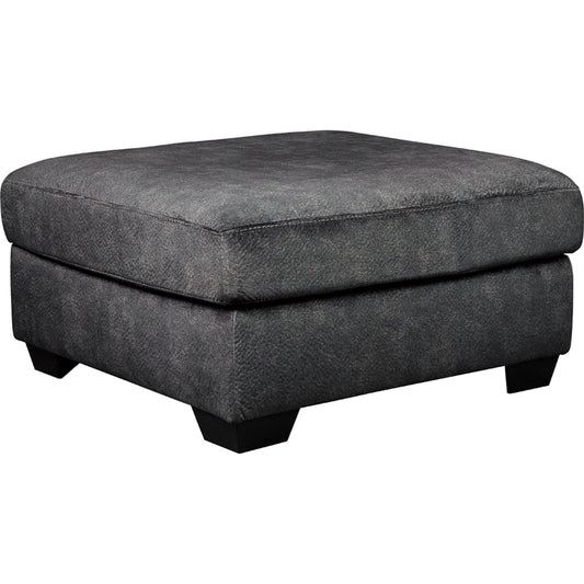 Pouf d'appoint surdimensionné Accrington - Granit