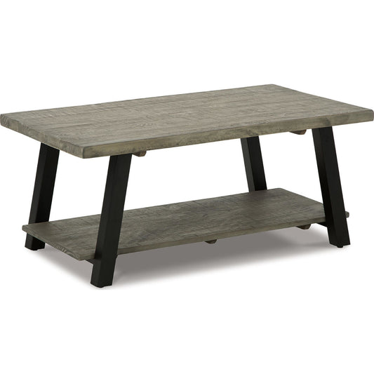 Table basse Brennegan - Gris/Noir