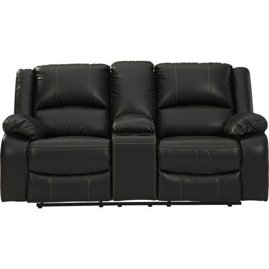 Causeuse inclinable avec console Calderwell - Noir