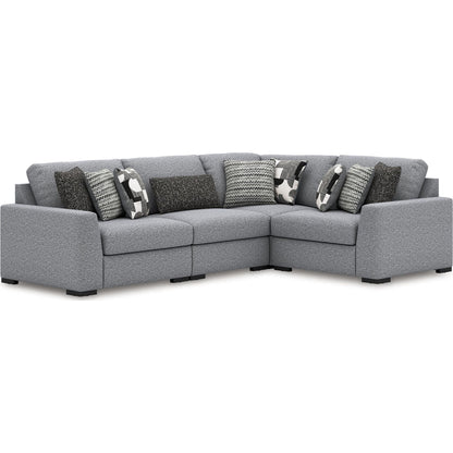 Canapé modulable Bealton 4 pièces - Sel et poivre