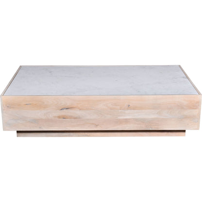 Table basse Avani - Marbre blanc