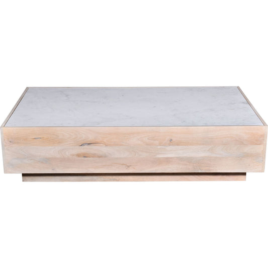 Table basse Avani - Marbre blanc
