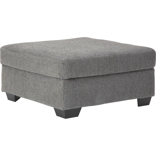 Pouf d'appoint surdimensionné Dalhart - Anthracite