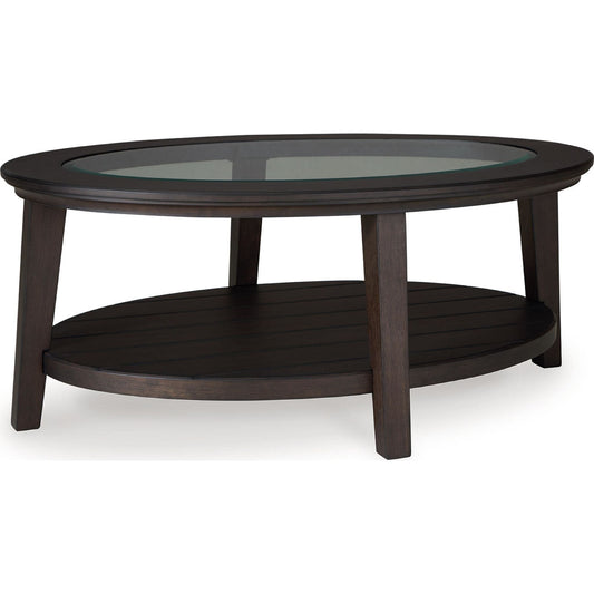 Table basse Celamar - Marron foncé