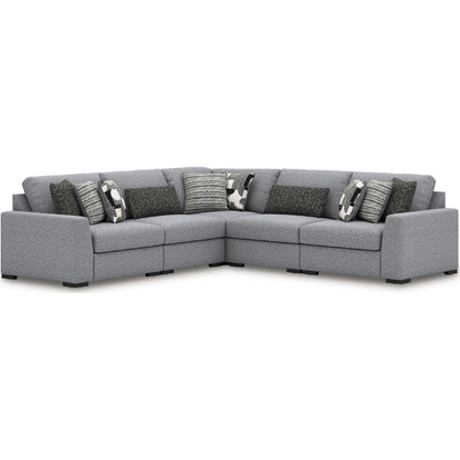 Canapé modulable Bealton 5 pièces - Sel et poivre