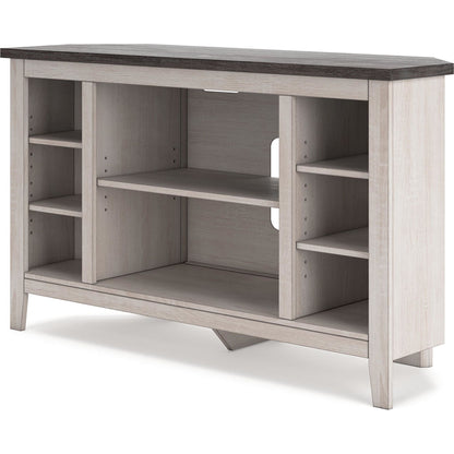 Meuble TV d'angle Dorrinson - Bicolore