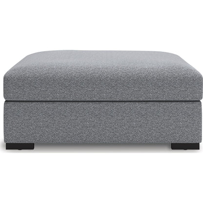 Pouf d'appoint surdimensionné Bealton - Sel et poivre
