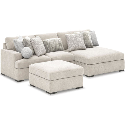 Canapé modulable 3 pièces Cuddle Plush avec méridienne
