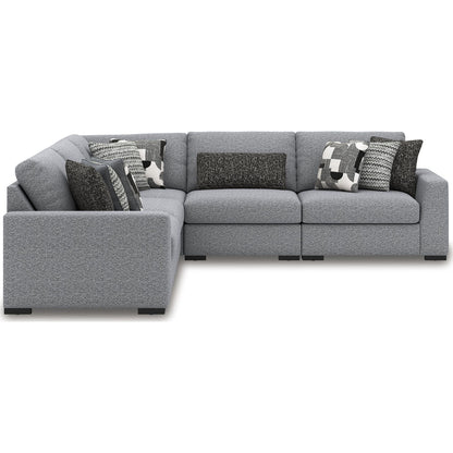 Canapé modulable Bealton 5 pièces - Sel et poivre