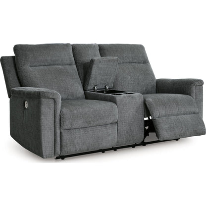 Causeuse inclinable électrique Barnsana avec console