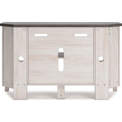 Meuble TV d'angle Dorrinson - Bicolore