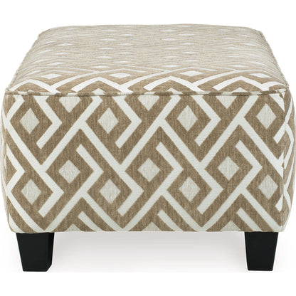Pouf d'appoint surdimensionné Dovemont - Mastic
