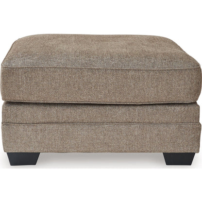 Pouf d'appoint surdimensionné Cannonbrook - Noix de muscade