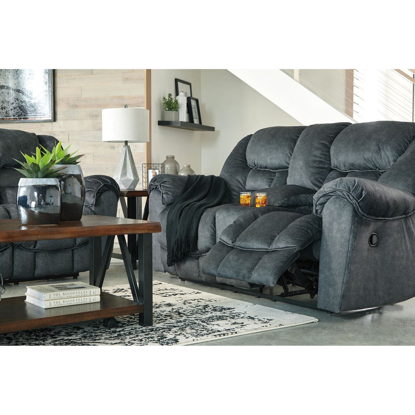Causeuse inclinable Capehorn avec console - Granit