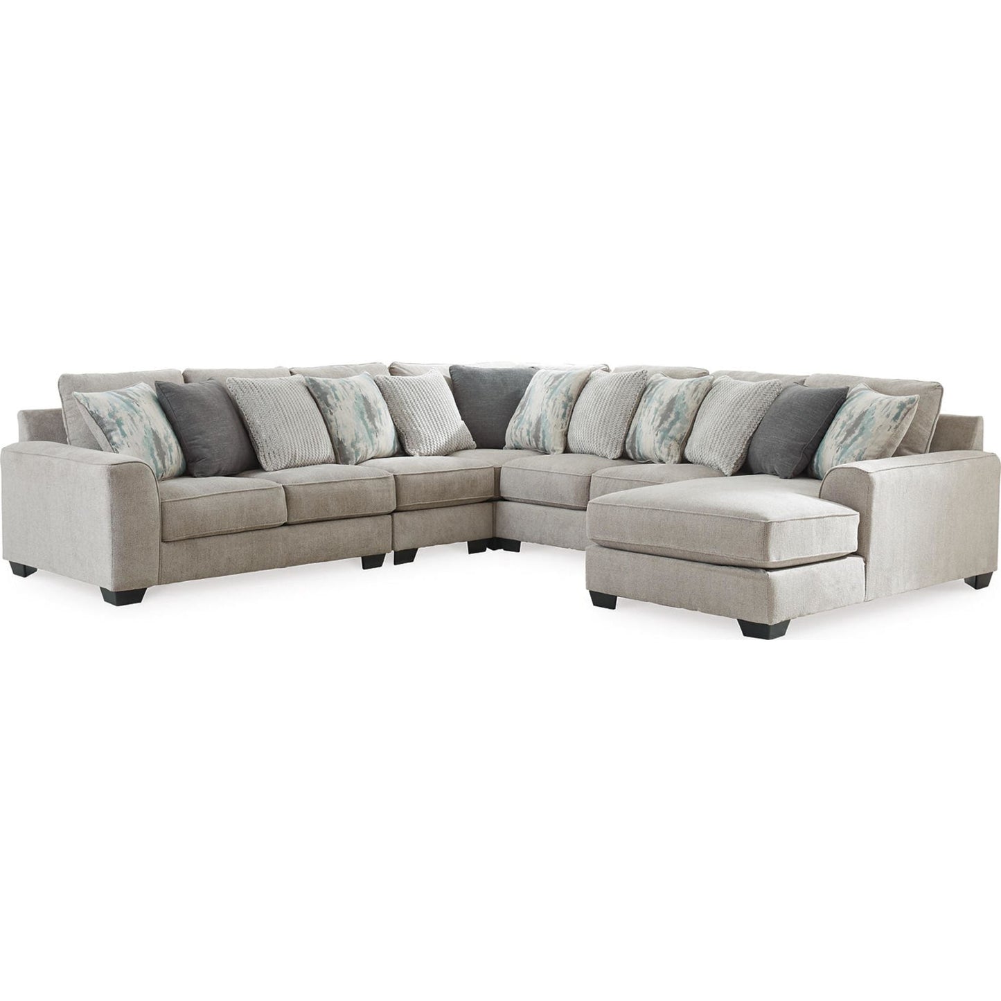 Canapé modulable Ardsley 5 pièces avec méridienne