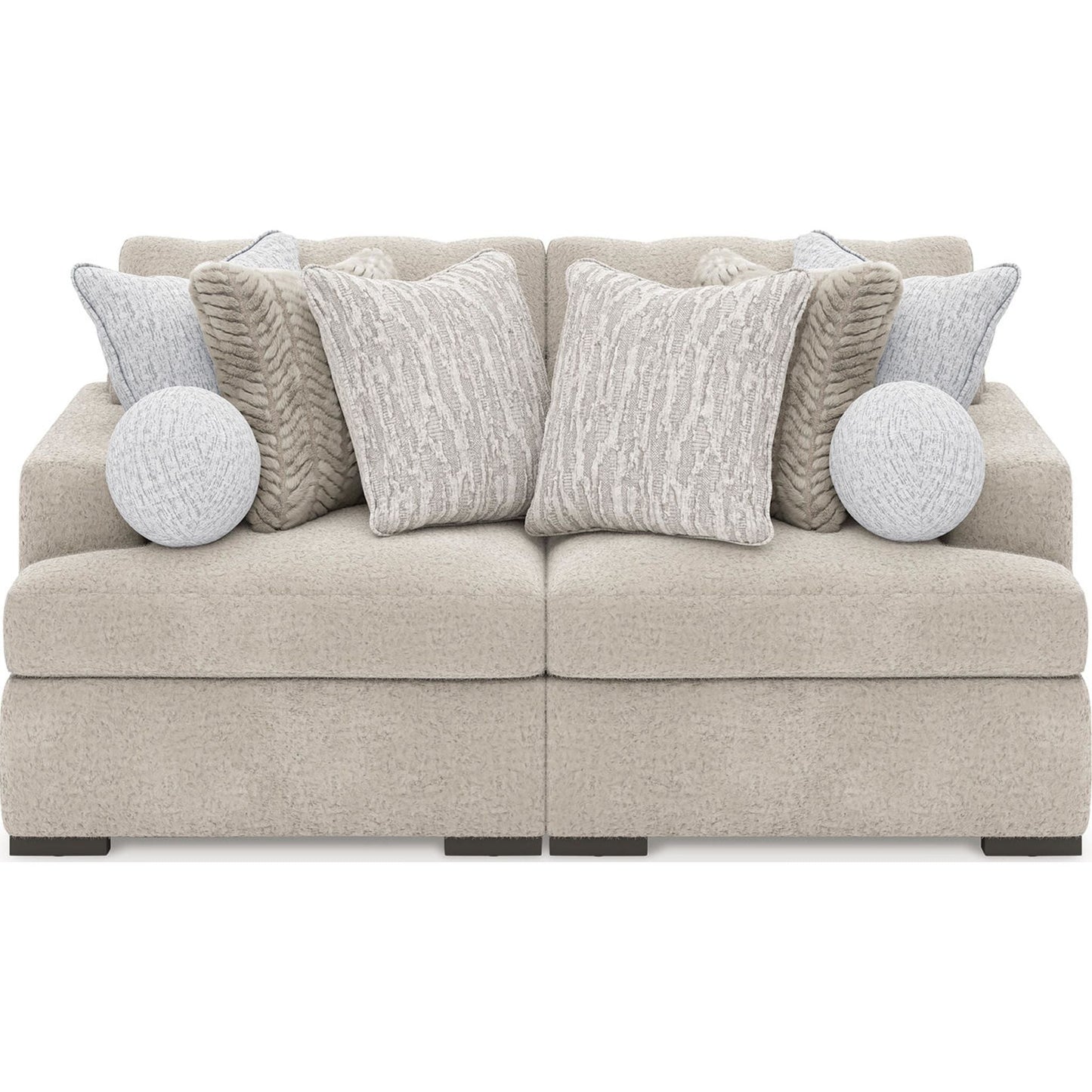 Canapé d'angle modulaire 2 pièces Cuddle Plush - Arctic