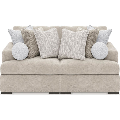 Canapé d'angle modulaire 2 pièces Cuddle Plush - Arctic