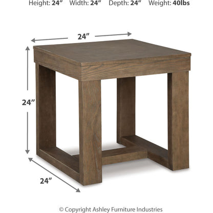 Table d'appoint Cariton - Gris
